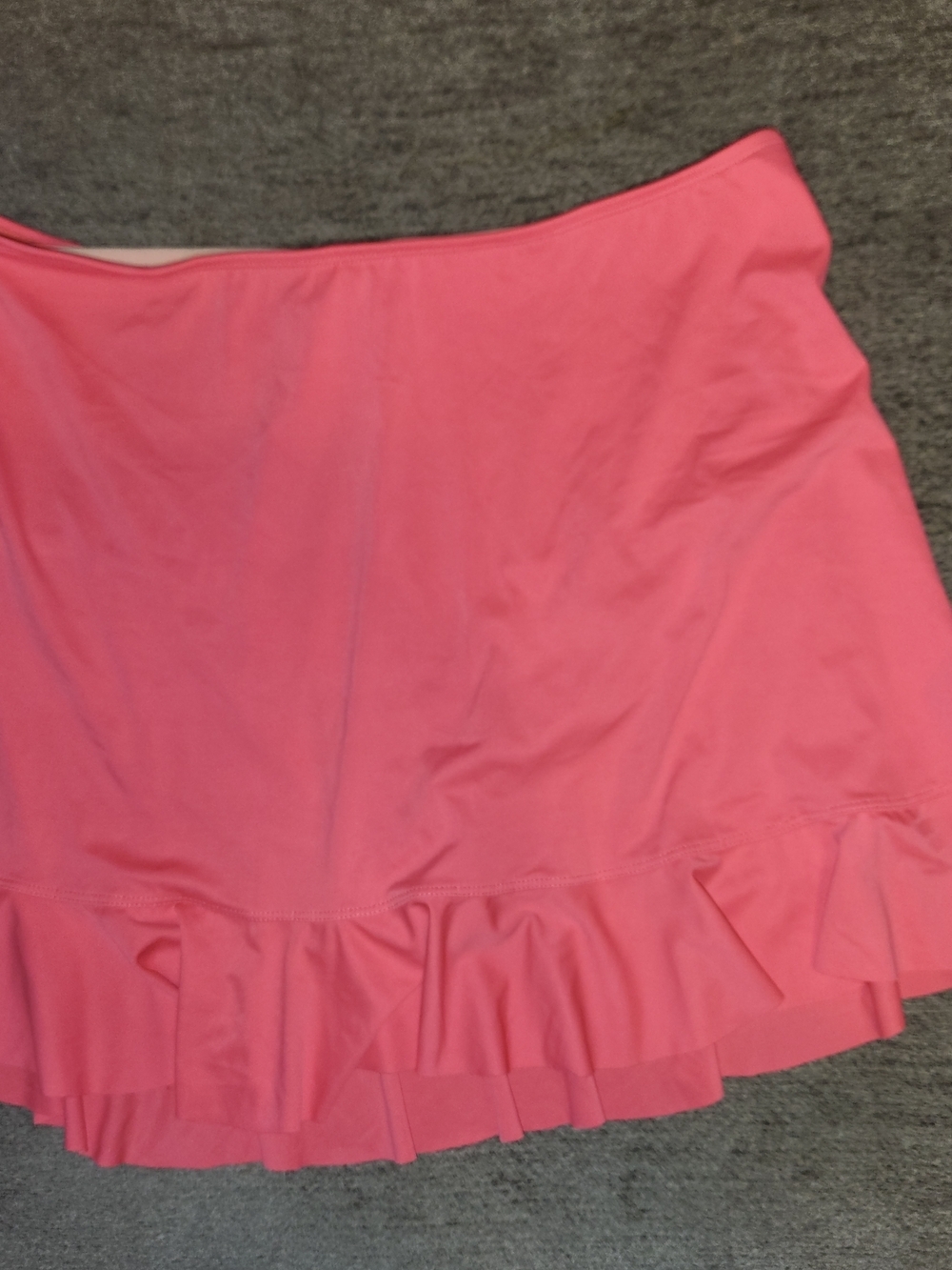 Shape Benefits By Chadwicks Pink Ruffle Swim Skirt